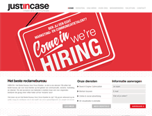 Tablet Screenshot of just-in-case.nl